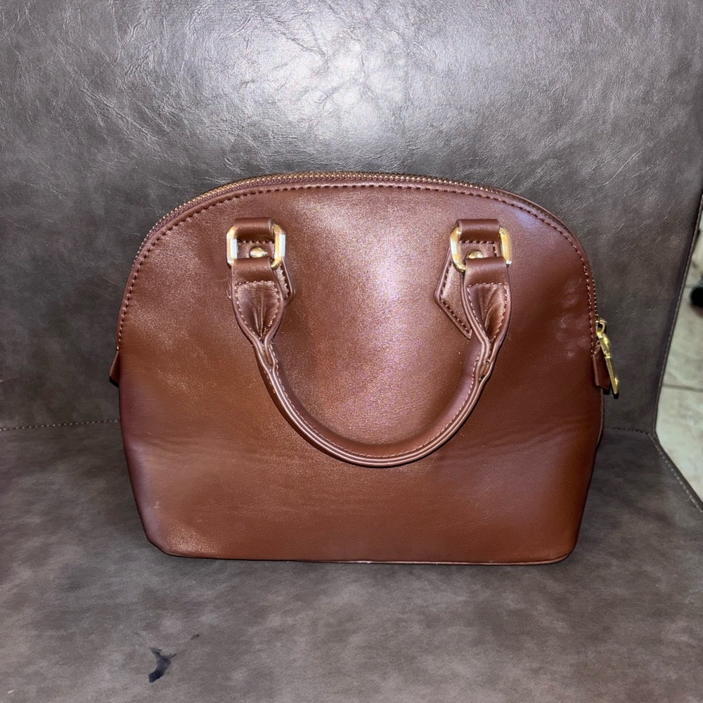 Brown mini hand bag